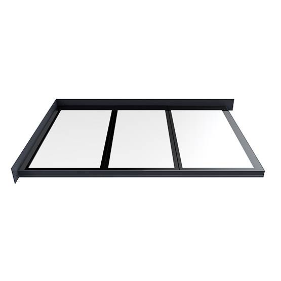 Flushglaze Multipart Rooflight - Two Wall Abutment