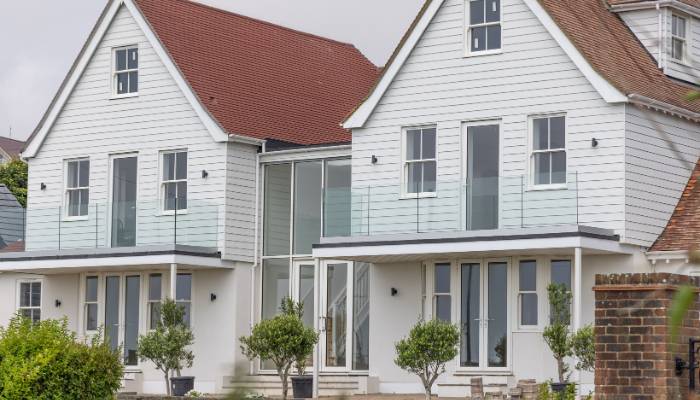 Cedral Lap features on residential building in Roedean