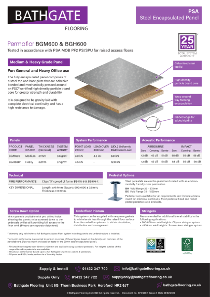 BGM600 & BGH600 Datasheet