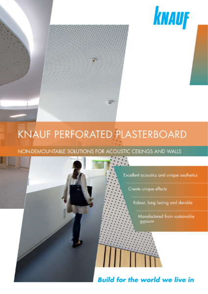 Knauf Perforated Plasterboard