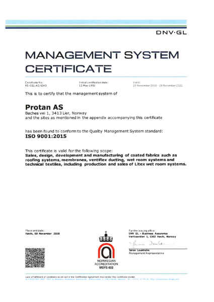 BS EN ISO 9001:2008 Certificate