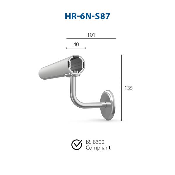 CS Acrovyn® PVC-Free HR-6N Handrails