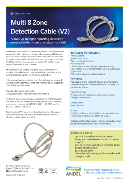 Multi 8 Zone Detection Cable (V2)
