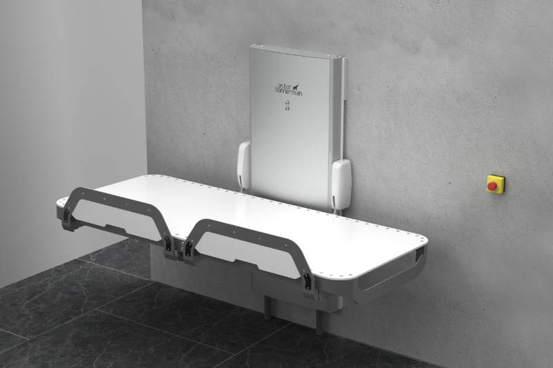 Astor Invincible Height Adjustable Changing Table for Public Changing Places and Public Places