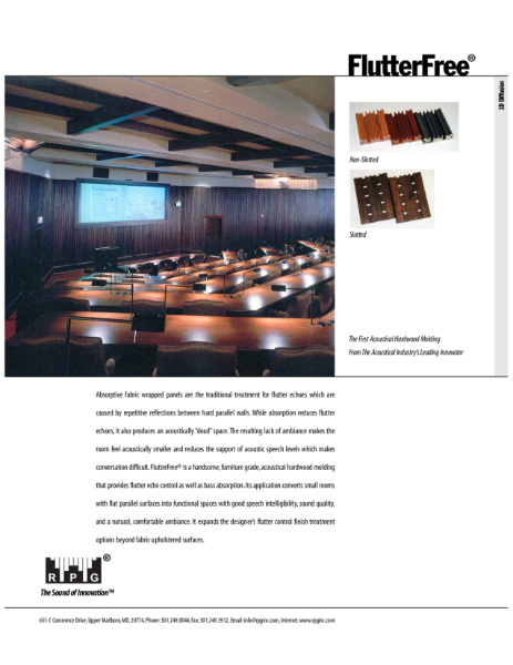 RPG Flutterfree Product Guide