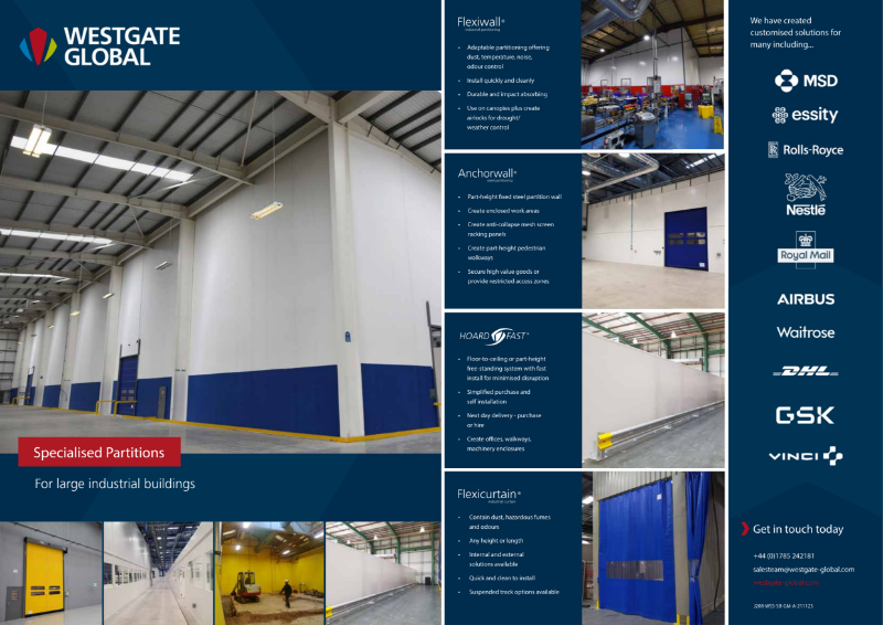 Westgate Global Specialised Partitions Brochure