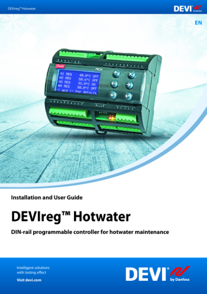 DEVIreg hotwater installer guide