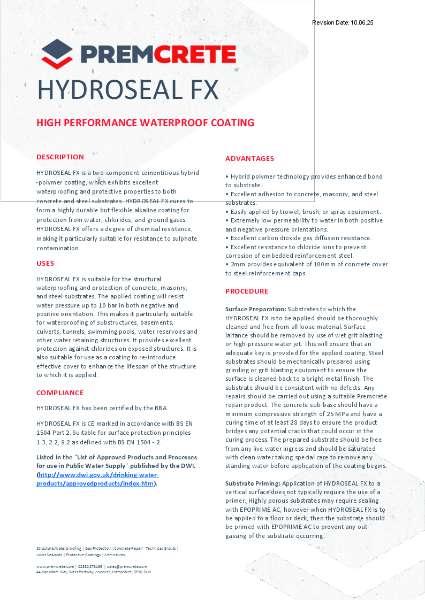 HYDROSEAL FX TDS