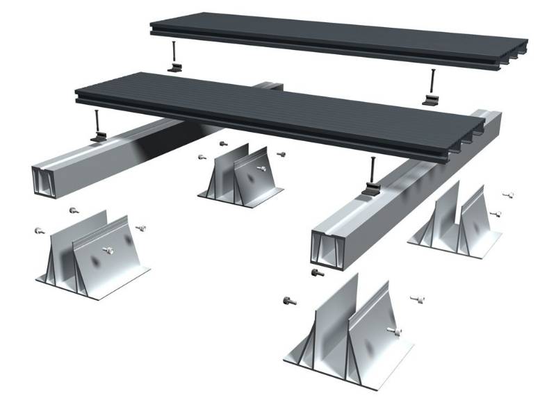 RynoAluTerrace™ Fixed-Down Aluminium Decking System for Balconies