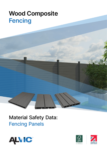 Wood Composite Fencing Panels - Material Safety Data - Alvic Plastics