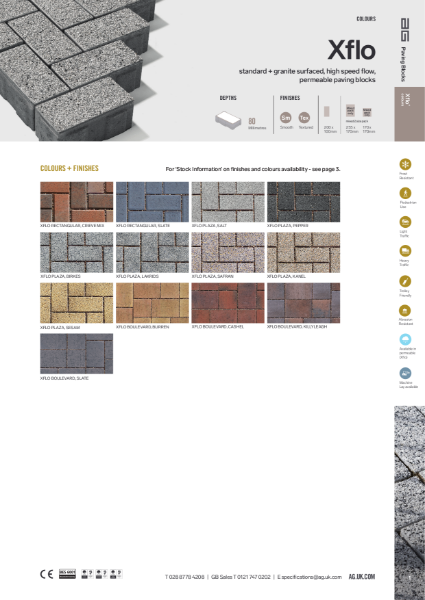 Xflo Paving Data Sheet