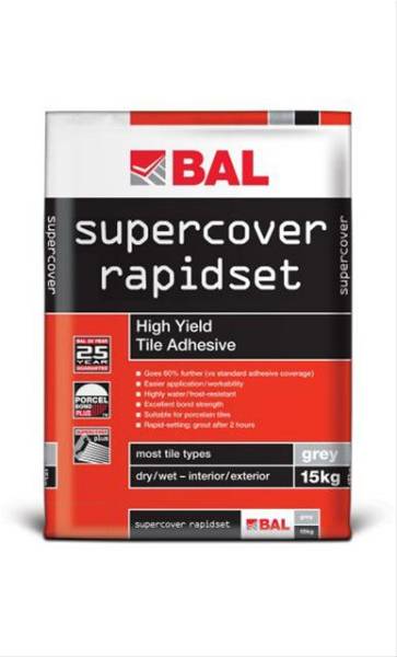 Supercover Rapidset - Tile adhesive