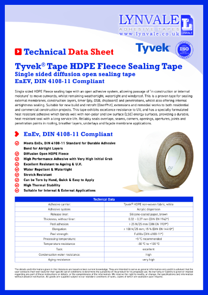 Specification details.