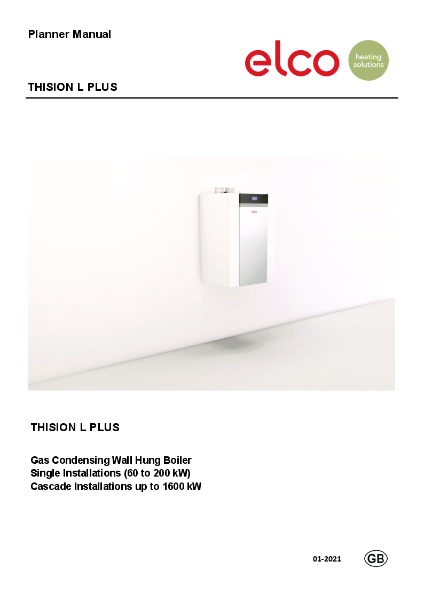 ELCO Thision L Plus - Planner Manual