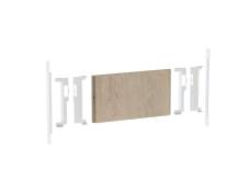 Geberit Duofix mounting plate for washbasin with washbasin cabinet and two washbasin taps