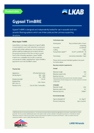 Gypsol TimBRE