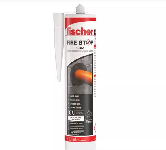 FiGM Intumescent Graphite Mastic - High Performance Fire-resistant Mastic