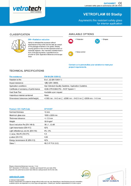 006. Vetroflam Datasheets