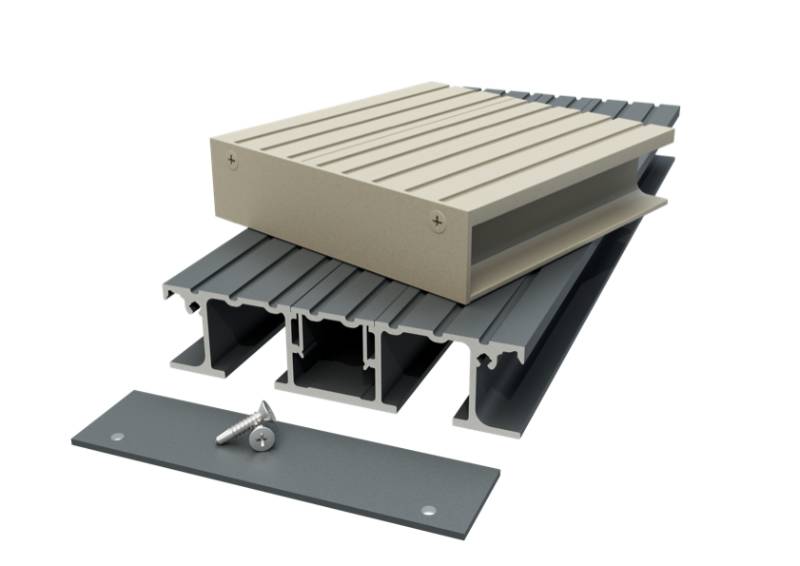 AliDeck Senior Flat Balcony Board - Aluminium decking