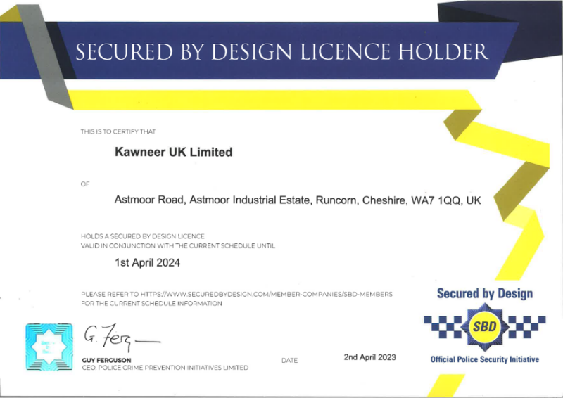 Secured by Design Certification