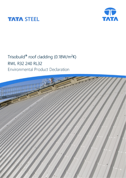 EPD Trisobuild site-assembled Roofing & Wall Cladding - 0.18 u-value