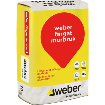 Fasad / Puts- och Murbruk - Weber Färgat Murbruk M 2,5 Kalksandsten