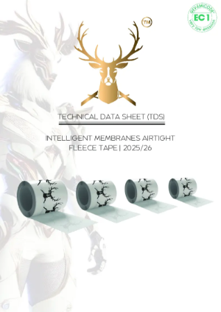 Intelligent Membranes Airtight Fleece Tape Product Sheet