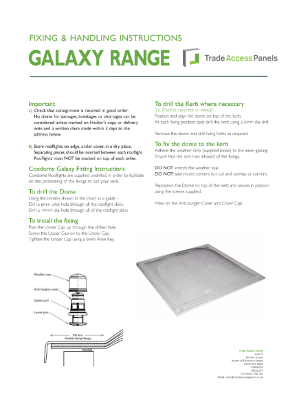 Galaxy Fitting Instructions