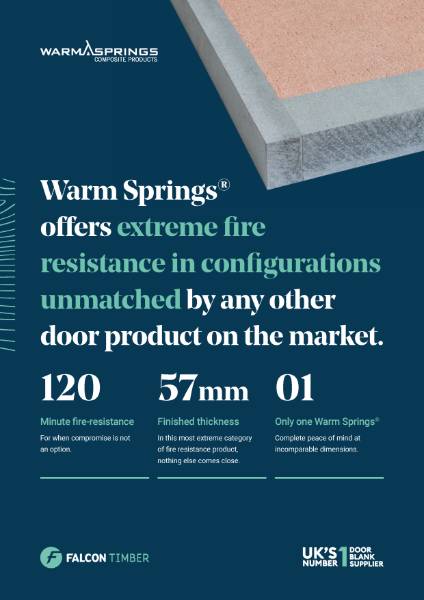 Warm Springs Composite Products Fire Door System - Composite Fire Door