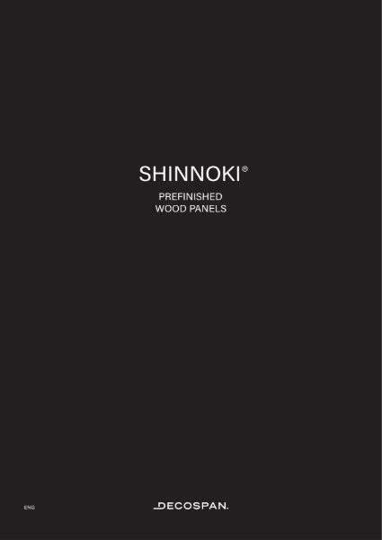 Shinnoki 4.0 veneered MDF panels