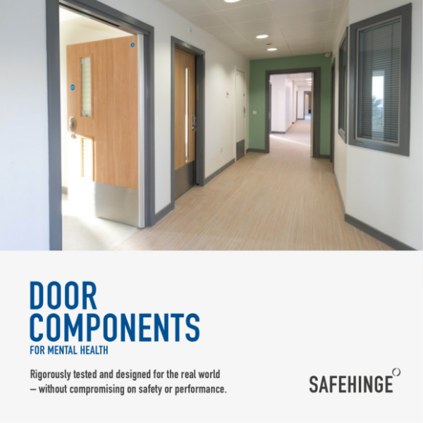 Door Components for Mental Health brochure Safehinge Primera NBS Source