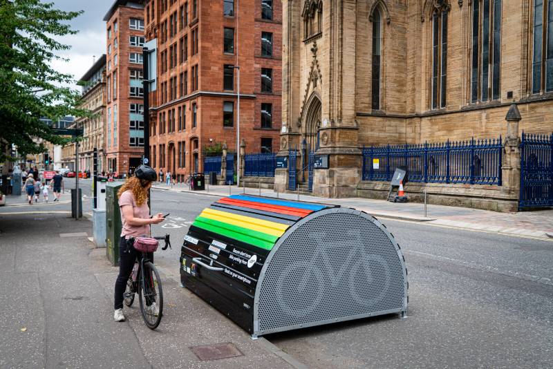 Cyclehoop Trips - App enabled secure cycle parking