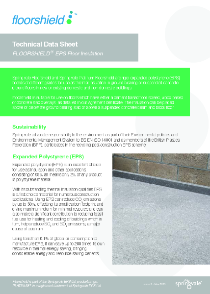 Springvale Floorshield Technical Data Sheets