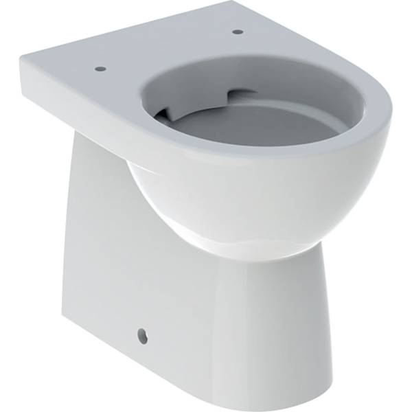 Selnova Compact floor-standing WC, washdown, back-to-wall, horizontal or vertical outlet, semi-shrouded, small projection, Rimfree