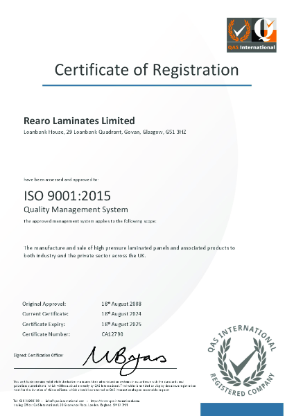 ISO 9001 Quality Management System