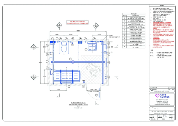 CareSpaces - Wet CPT - Premium 200 - Plan