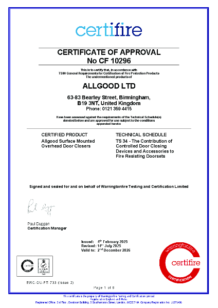 Certifire Certificate