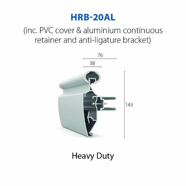 CS Acrovyn® HRB-20 & HRB-20AL Hand/ Crash Rails