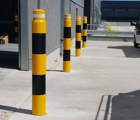 Heavy Duty Potted Bollard - Heavy Duty Potted Steel Core Bollard