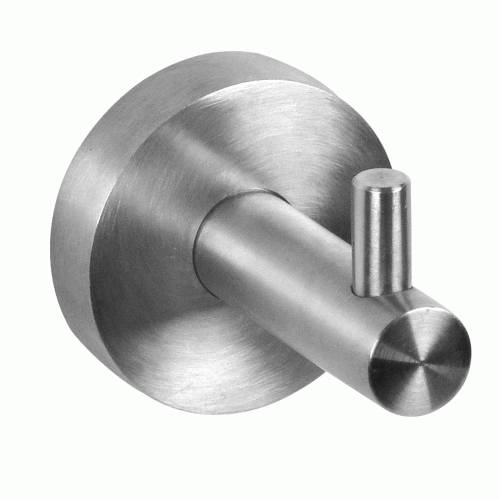 Dolphin Stainless Steel Robe Hook and Door Stop BC406