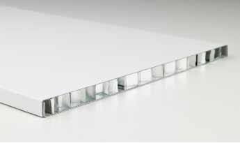 Aluminium-faced aluminium core panels
