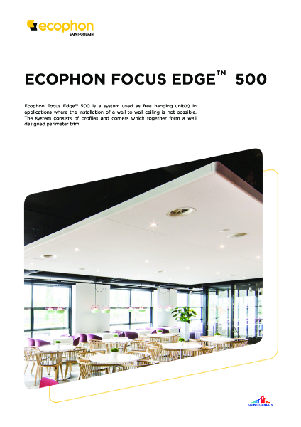 Data Sheet - Focus Edge™ 500