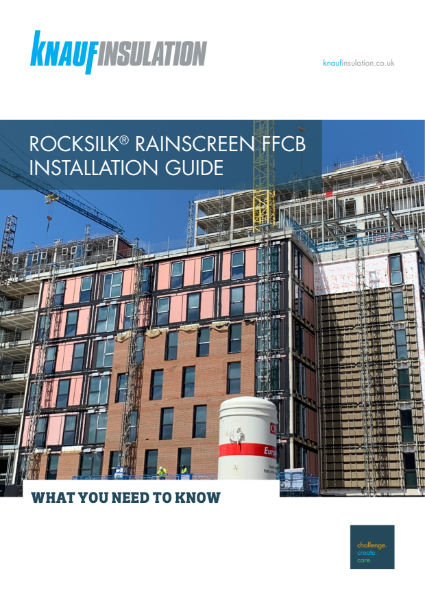 Knauf Insulation Rocksilk® Rainscreen FFCB - Installation Guide