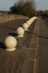 ASF Spherical Recycled Cast Iron Bollards, Silsden