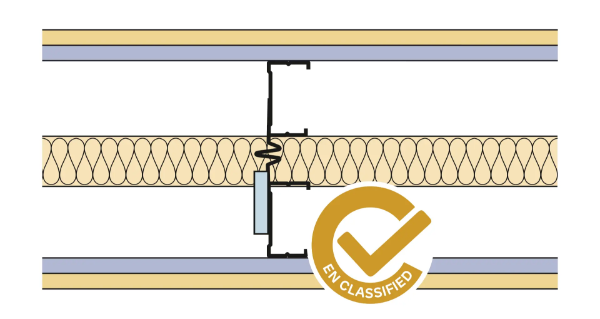Siniat Twin Frame Metal Stud Partition Twin(AB)-CS70R-15Un15dB-50G(250)