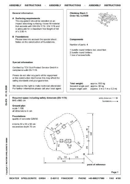 4.21030 - Climbing Stack 3 - Assembly Instructions