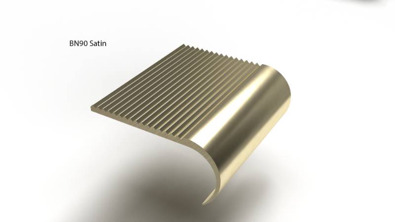 BN90 Brass Stair Nosings - Stair Nosings