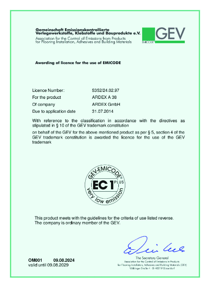 GEV-EMICODE® EC1 PLUS