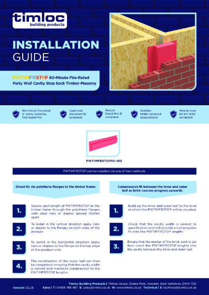 Installation Guide - PWTIMFRSTOP