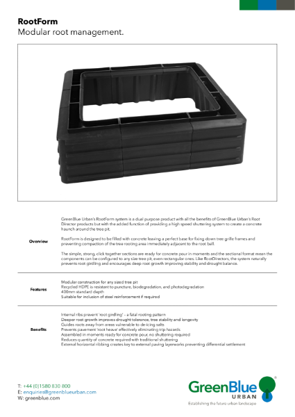 GBU RootForm Datasheet